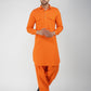 Pathani Bhgwa Kurta Pyjama Set