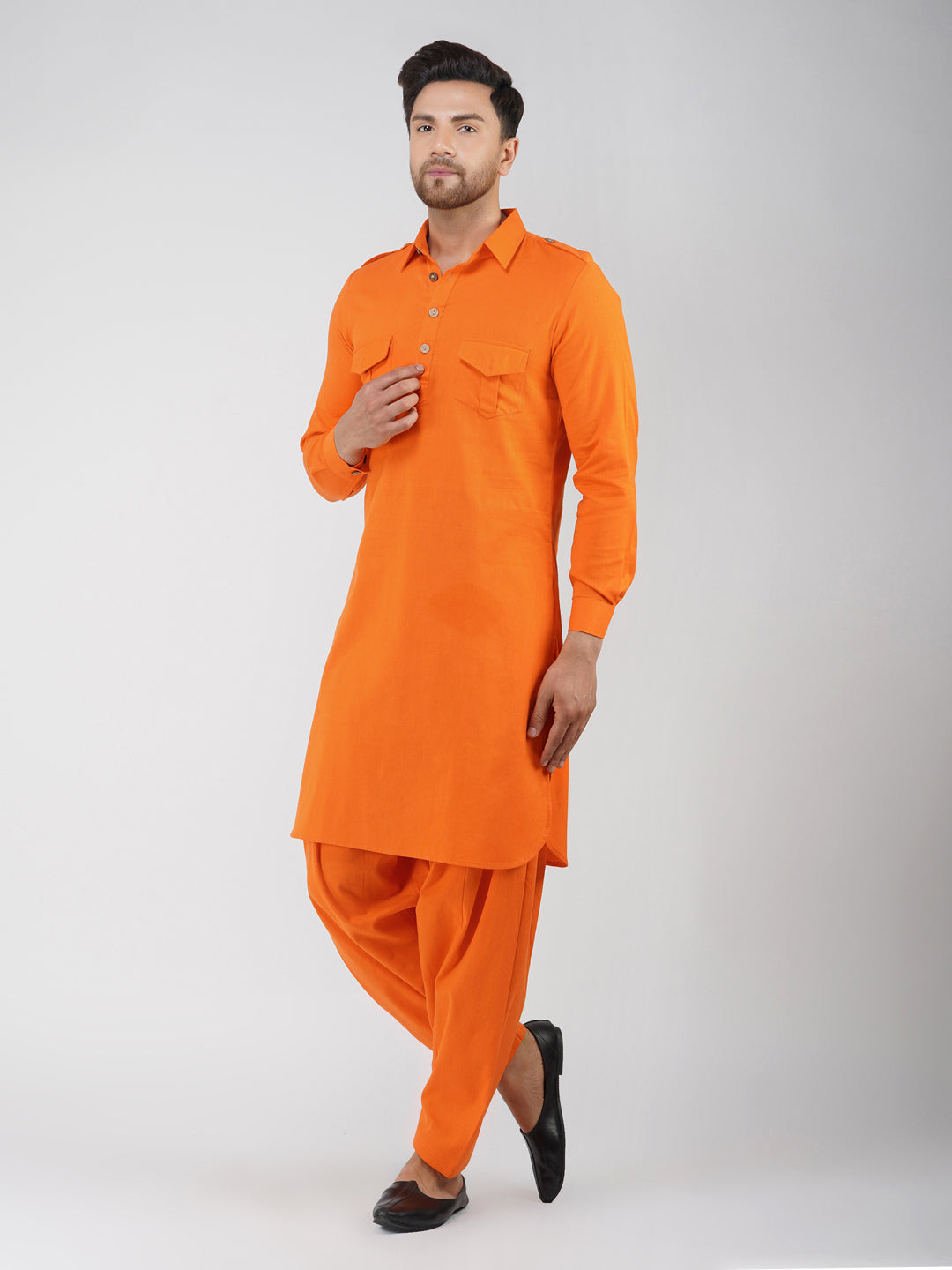 Pathani Bhgwa Kurta