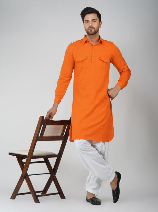 Pathani Bhgwa Kurta