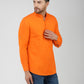 Solid Plain Full Sleeve Bhgwa Short Kurta