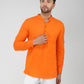 Solid Plain Full Sleeve Bhgwa Short Kurta