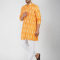 Ikkat Cotton Mustard Kurta