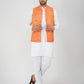 Khadi Bhgwa Nehru Jacket