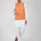 Khadi Bhgwa Nehru Jacket