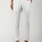 Cotton Blend Pant Style White Pyjama