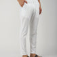 Cotton Blend Pant Style White Pyjama