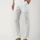 Cotton Blend Pant Style White Pyjama