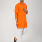 Solid Plain Bhgwa Kurta